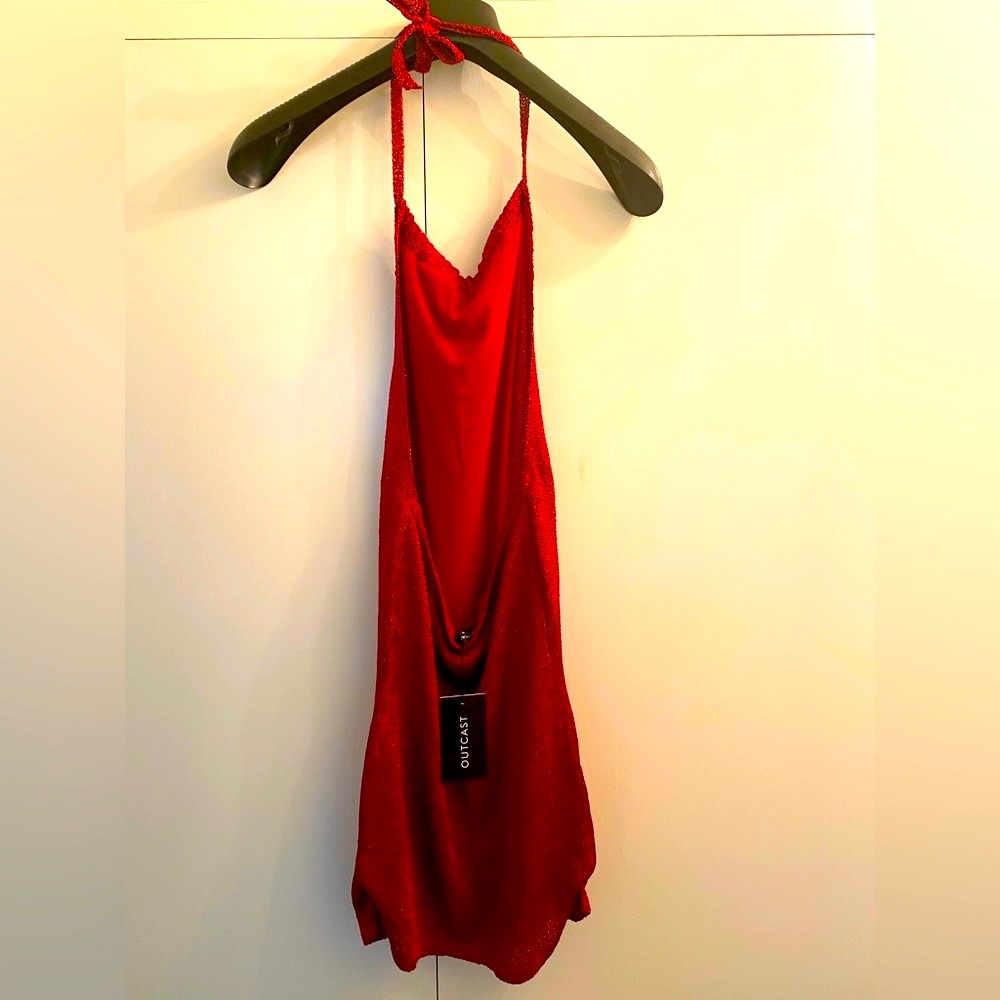 Outcast Adriana Red Backless Women's Dress